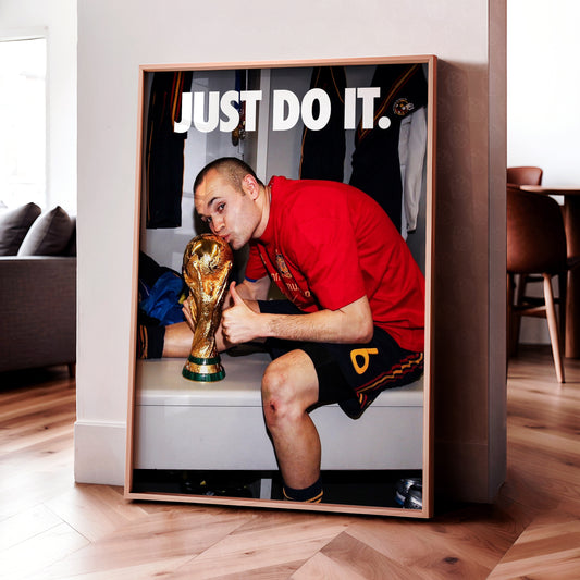 Andres Iniesta 'World Cup' Poster