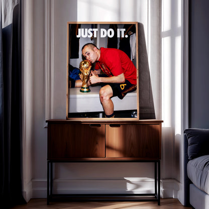Andres Iniesta 'World Cup' Poster