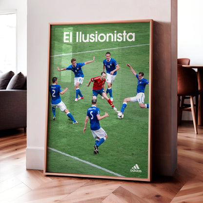 Andres Iniesta 'Illusionista' Poster