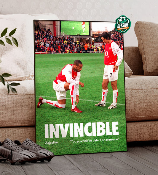 Arsenal 'Invincible' Poster