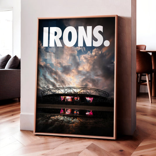 West Ham United 'Irons' Poster