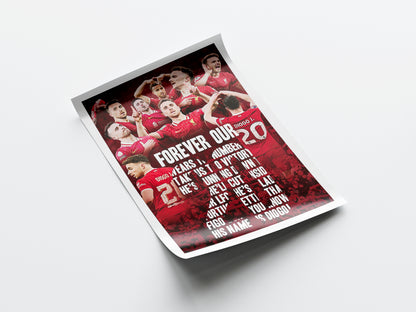 Diogo Jota 'Forever Our 20' Poster