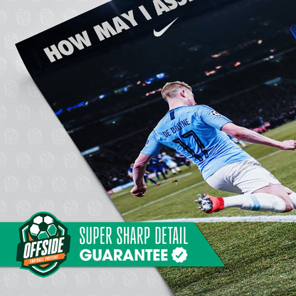 Kevin De Bruyne 'How May I Assist You' Poster