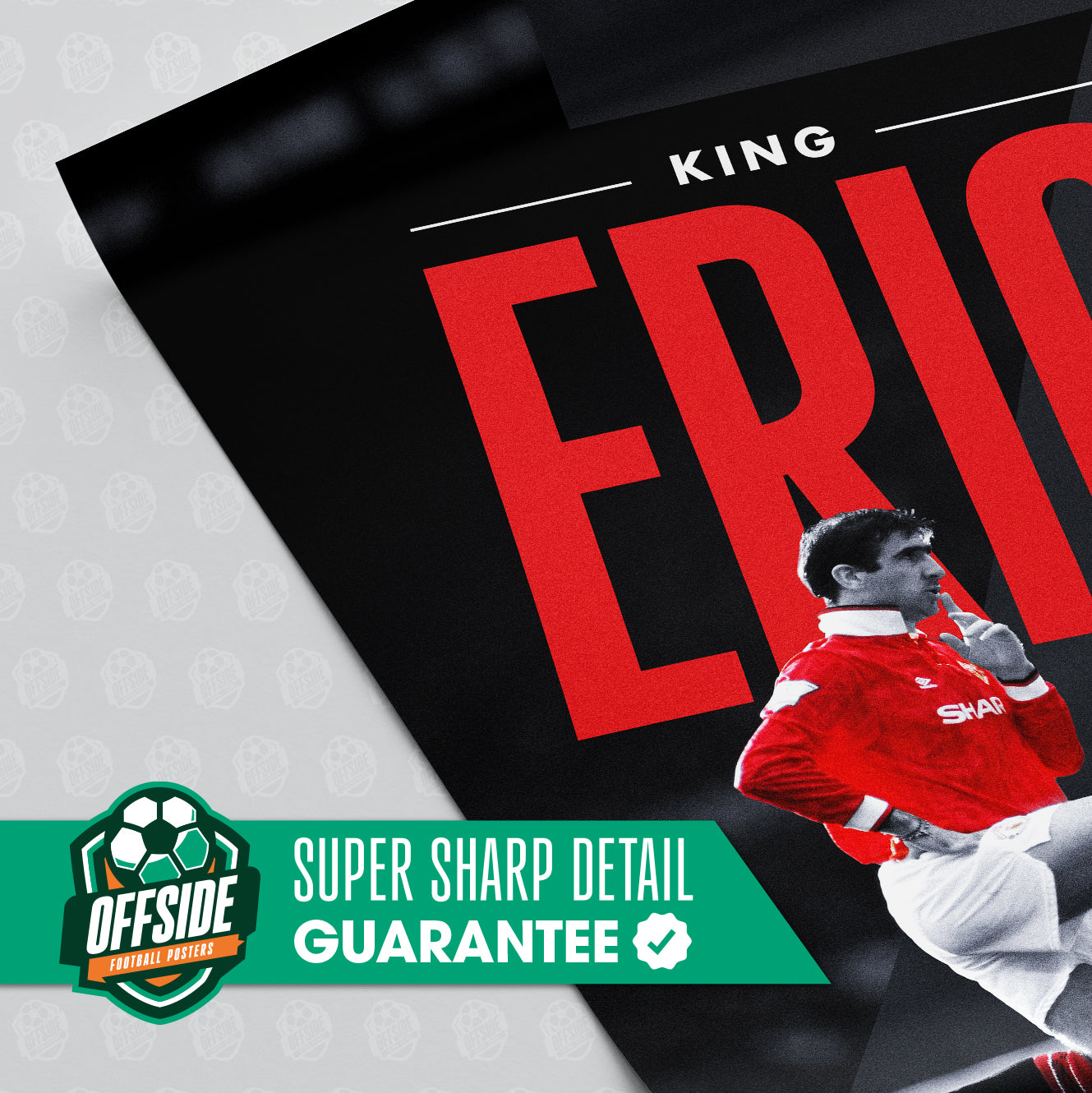 Eric Cantona 'King Eric' Poster
