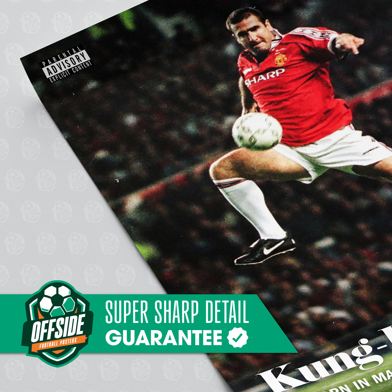 Eric Cantona 'Kung-Fu' Poster