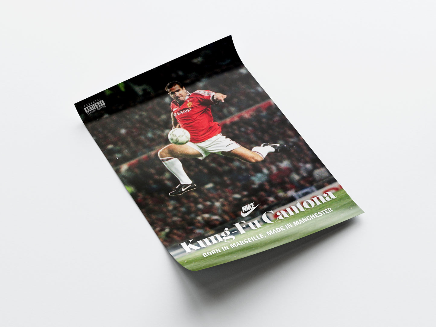 Eric Cantona 'Kung-Fu' Poster