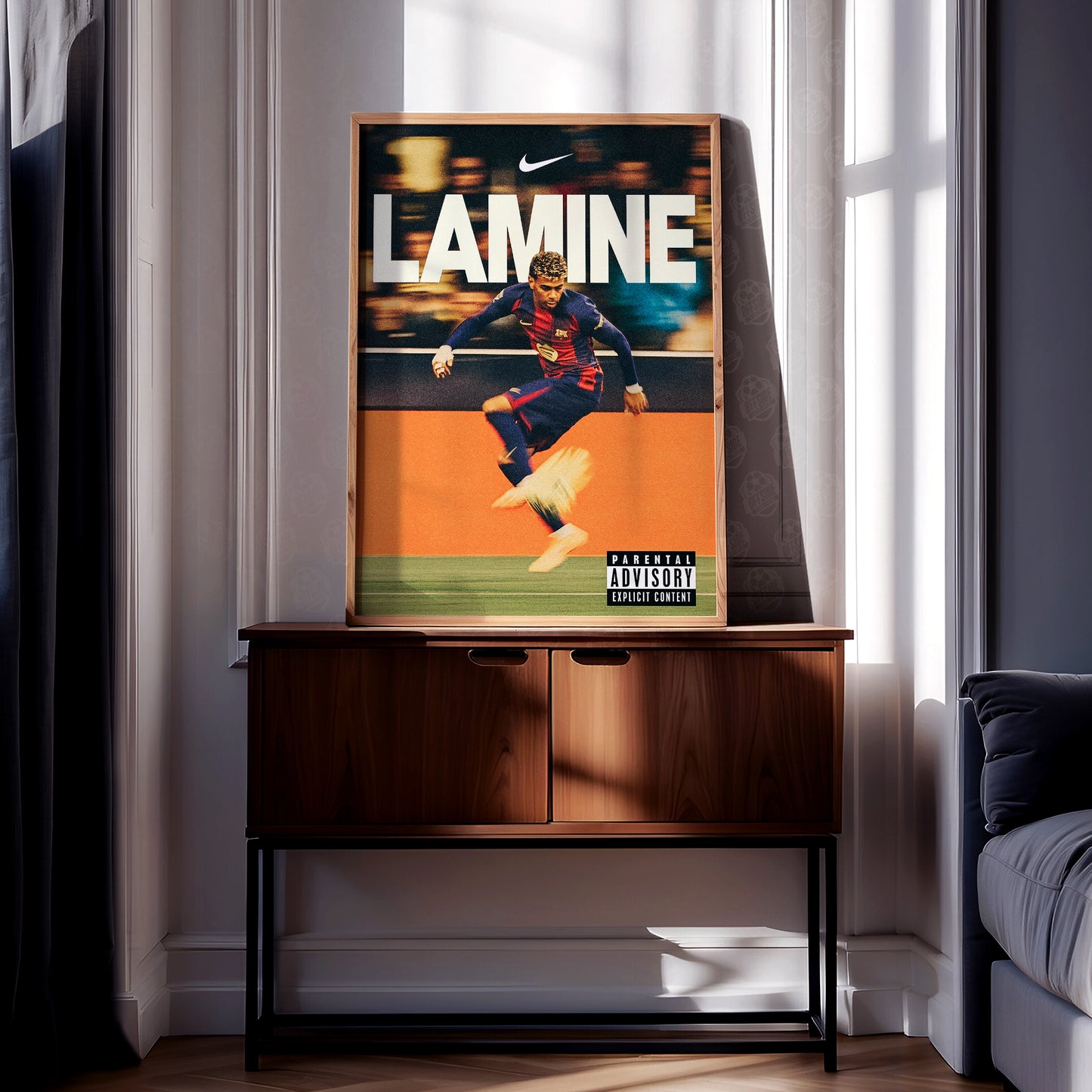 Lamine Yamal 'Parental Advisory' Poster