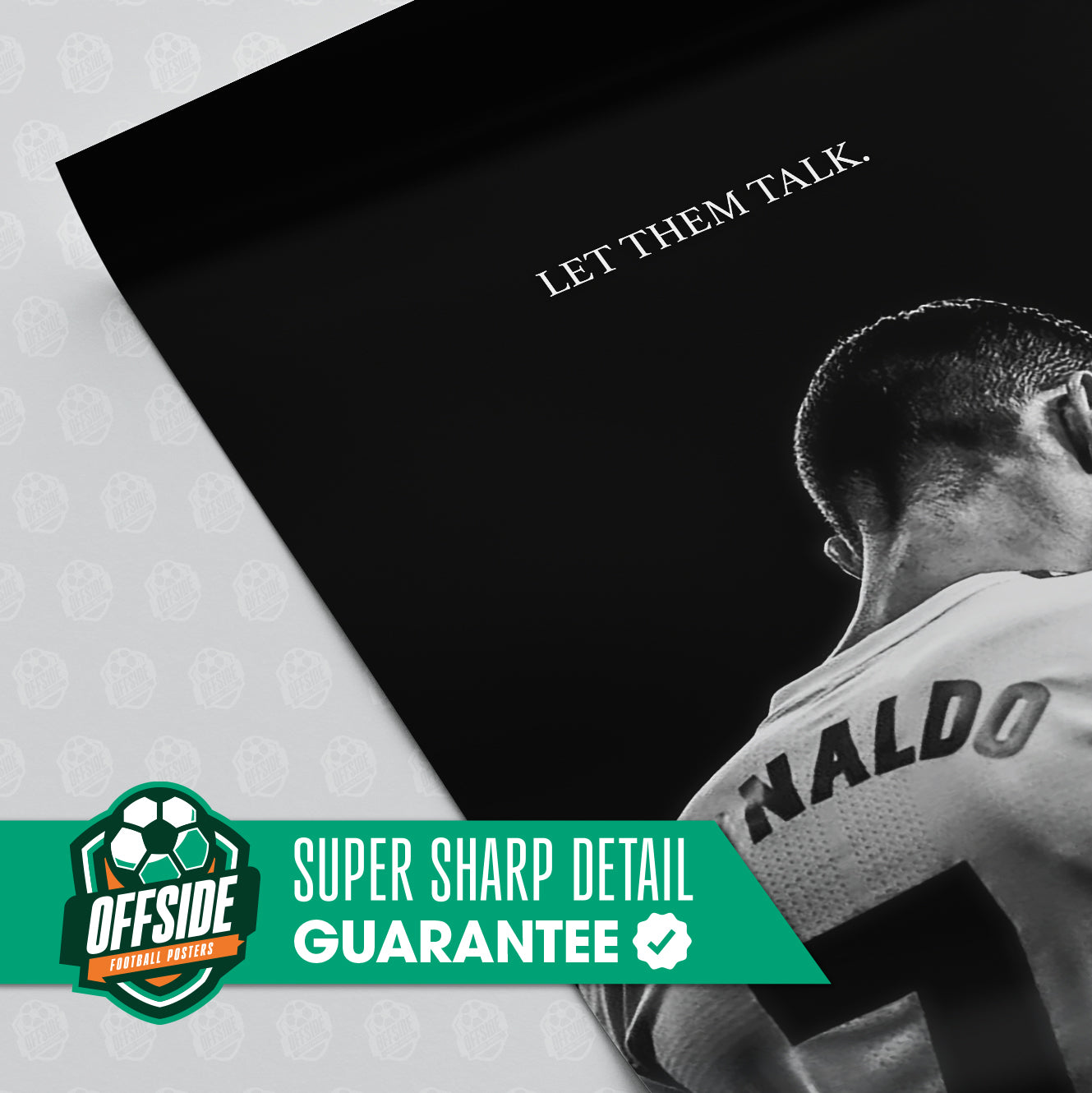 Cristiano Ronaldo 'Let Them Talk' Poster