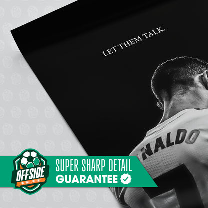 Cristiano Ronaldo 'Let Them Talk' Poster
