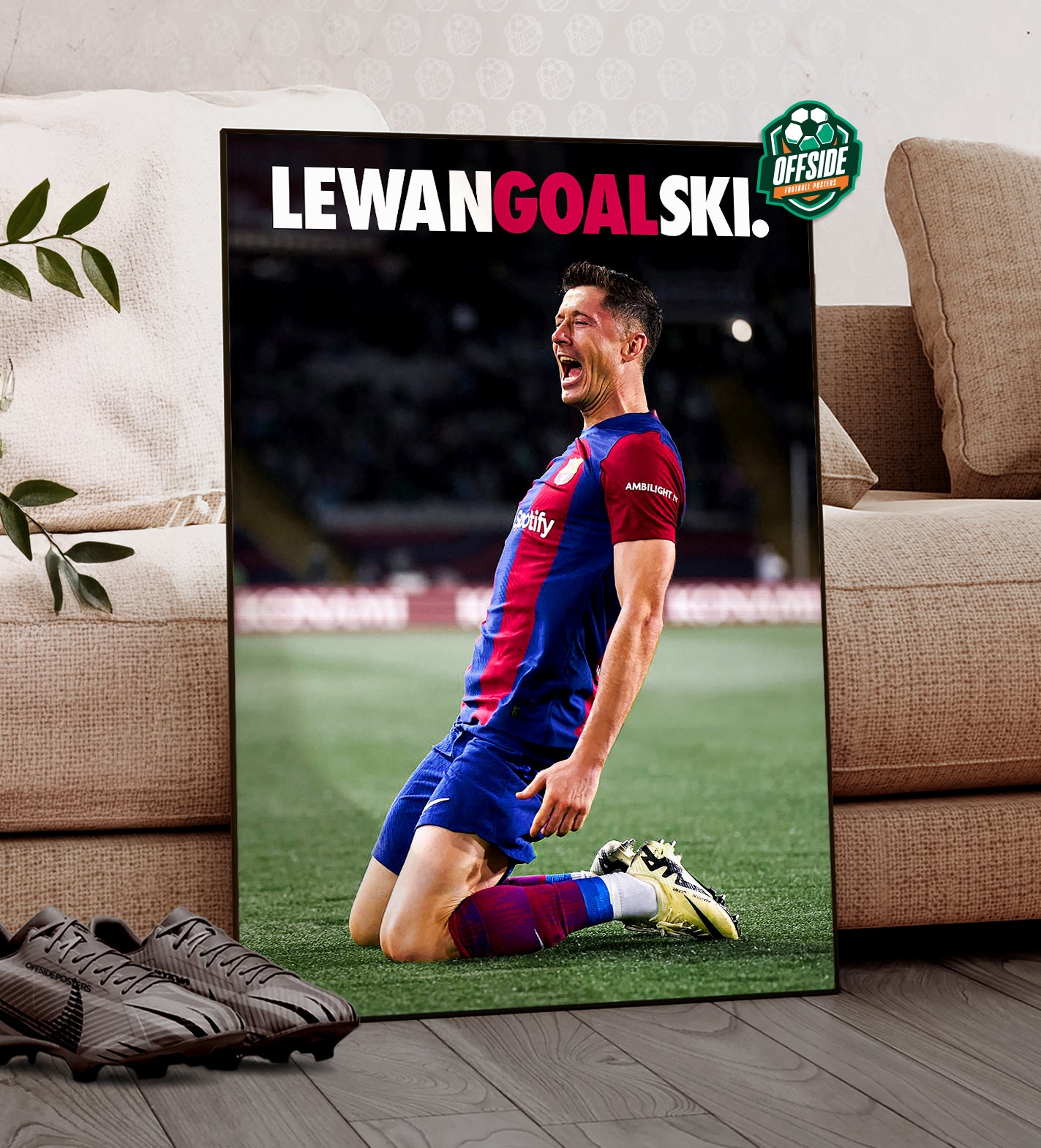 Robert Lewandowski 'Lewangoalski' Poster