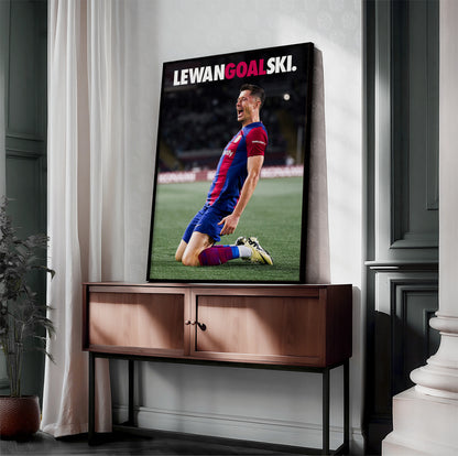 Robert Lewandowski 'Lewangoalski' Poster