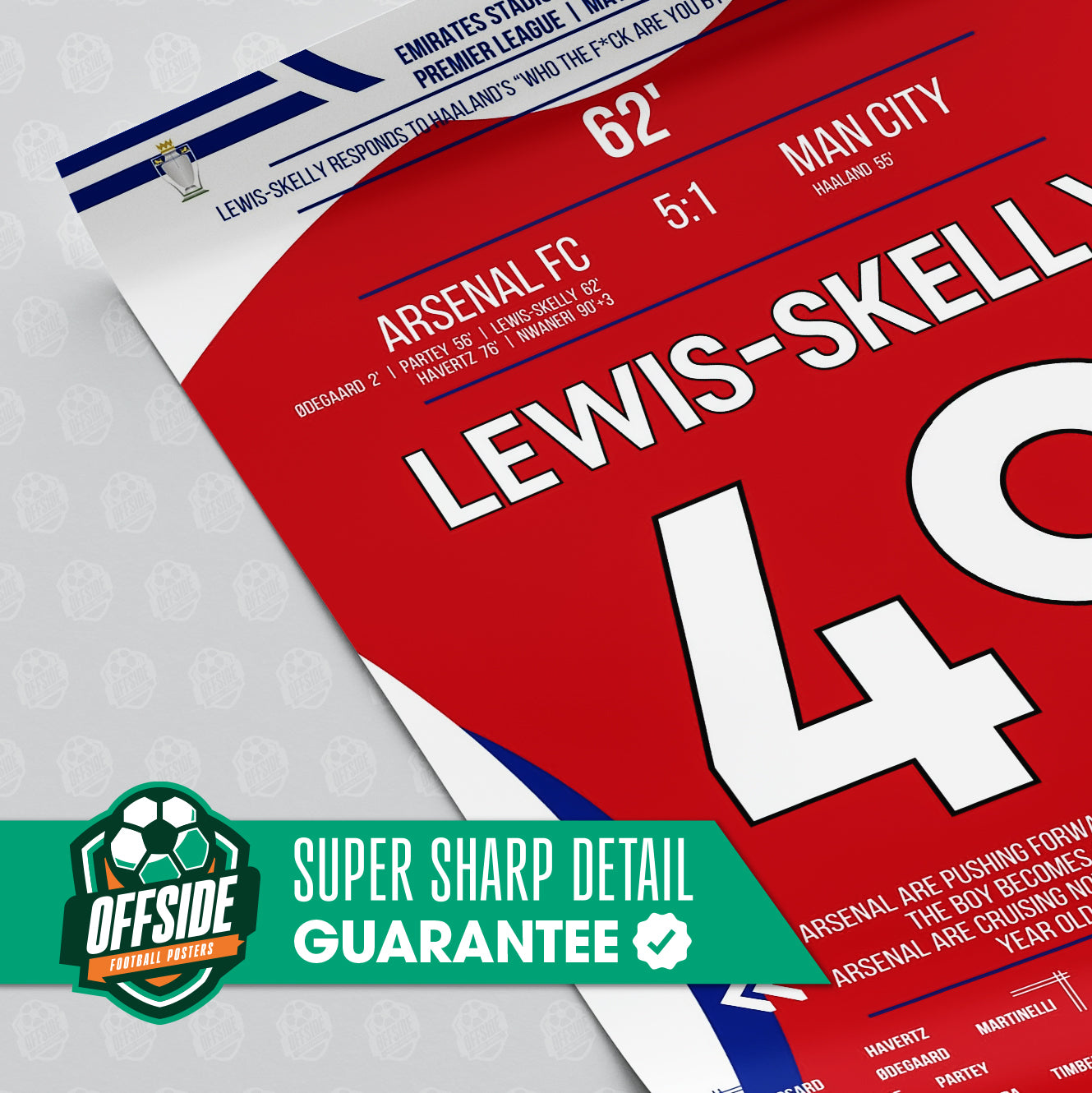 Myles Lewis-Skelly 'EPL Jersey' Poster