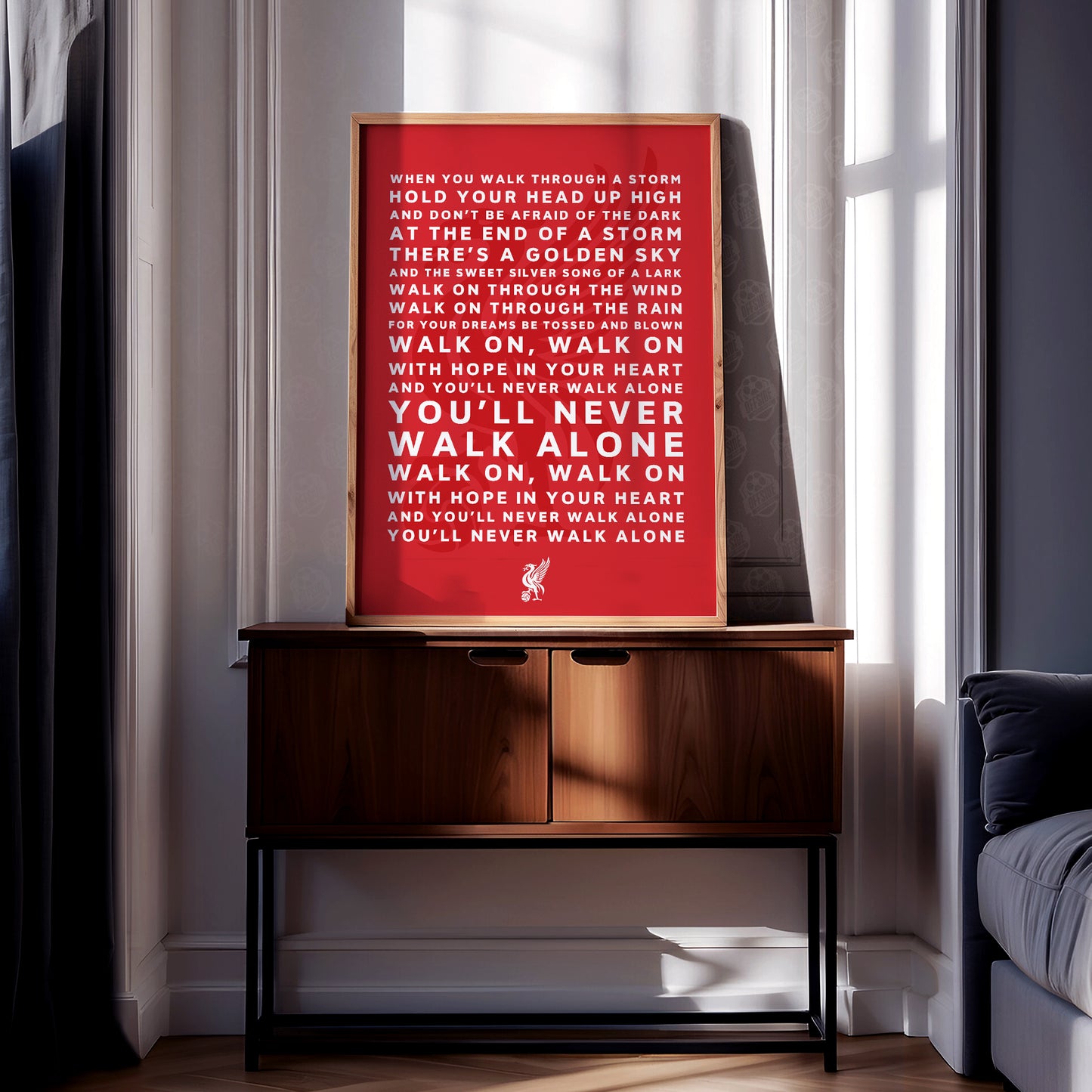 Liverpool Chant 'YNWA' Poster