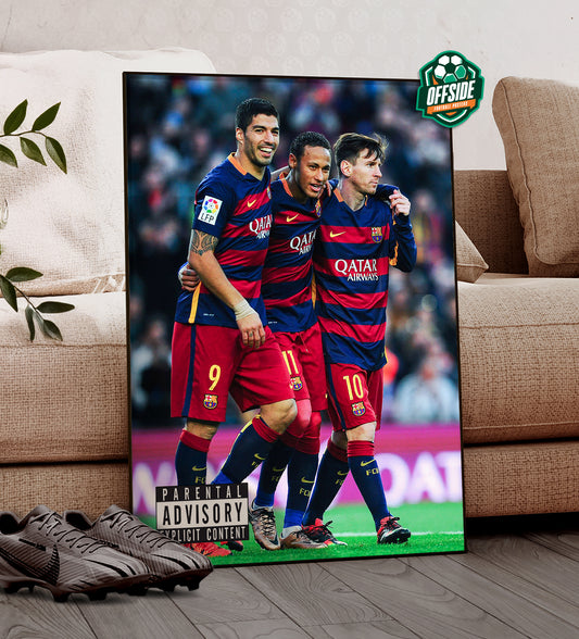 Suarez, Neymar & Messi Poster