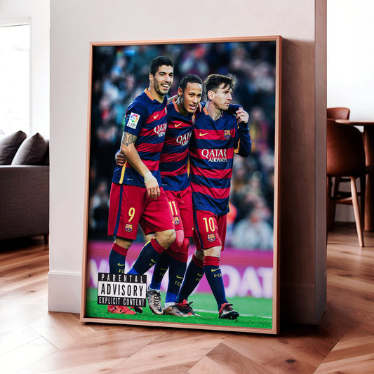 Suarez, Neymar & Messi Poster