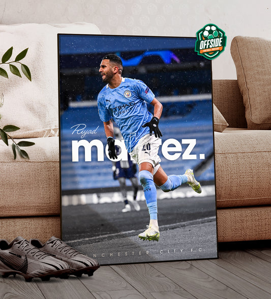 Riyad Mahrez Poster