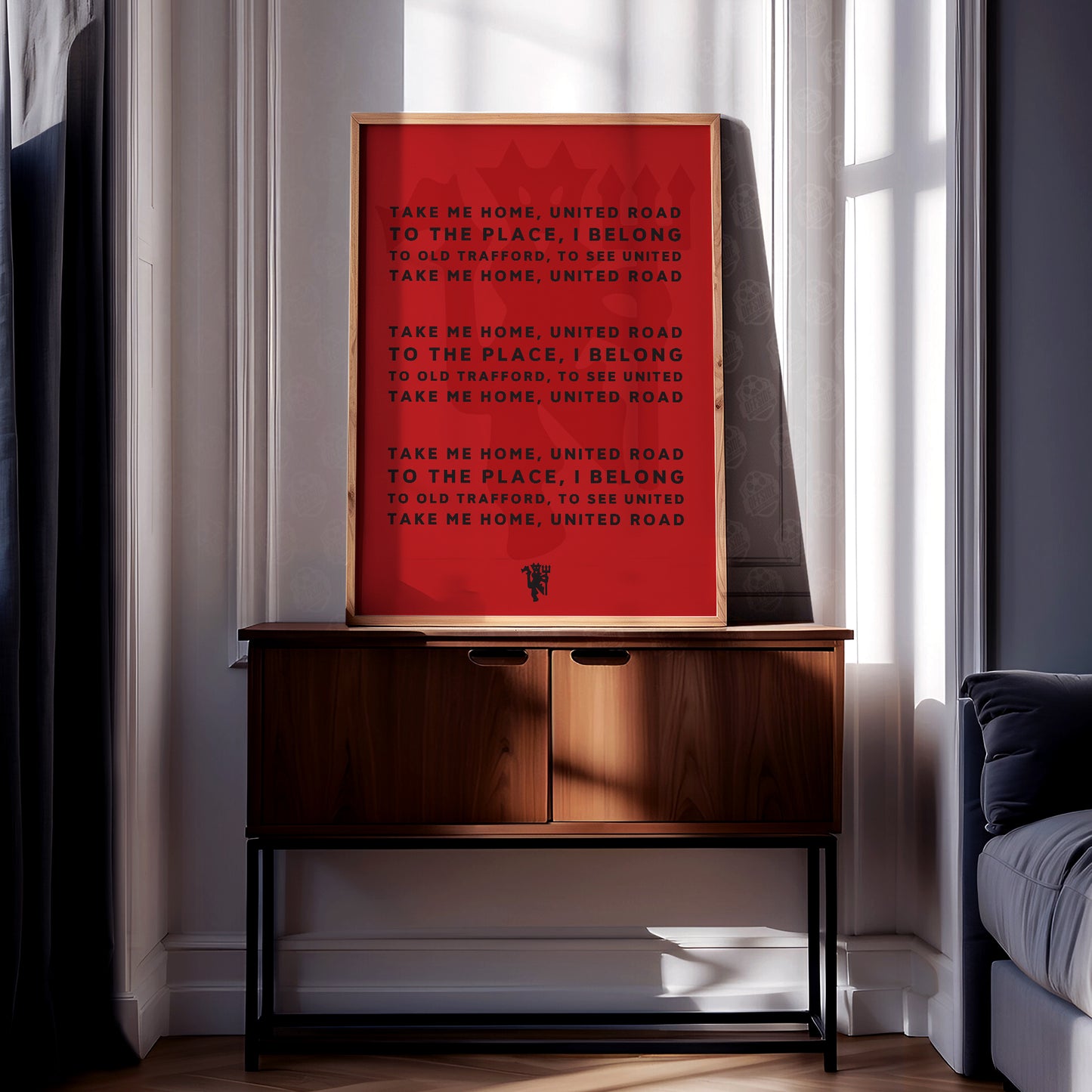 Manchester United Chant 'Take Me Home' Poster