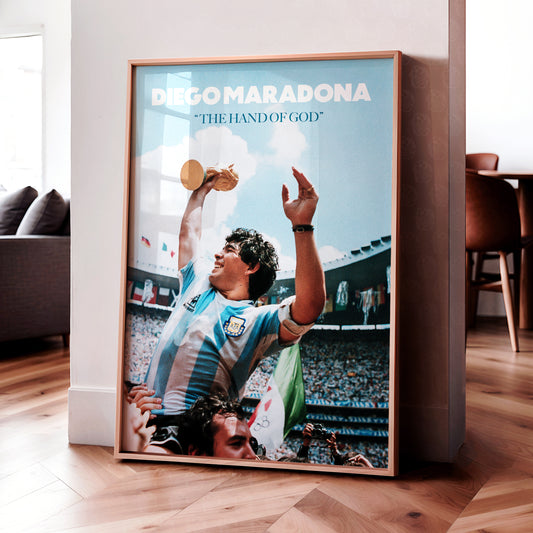 Diego Maradona 'Hand of God' Poster