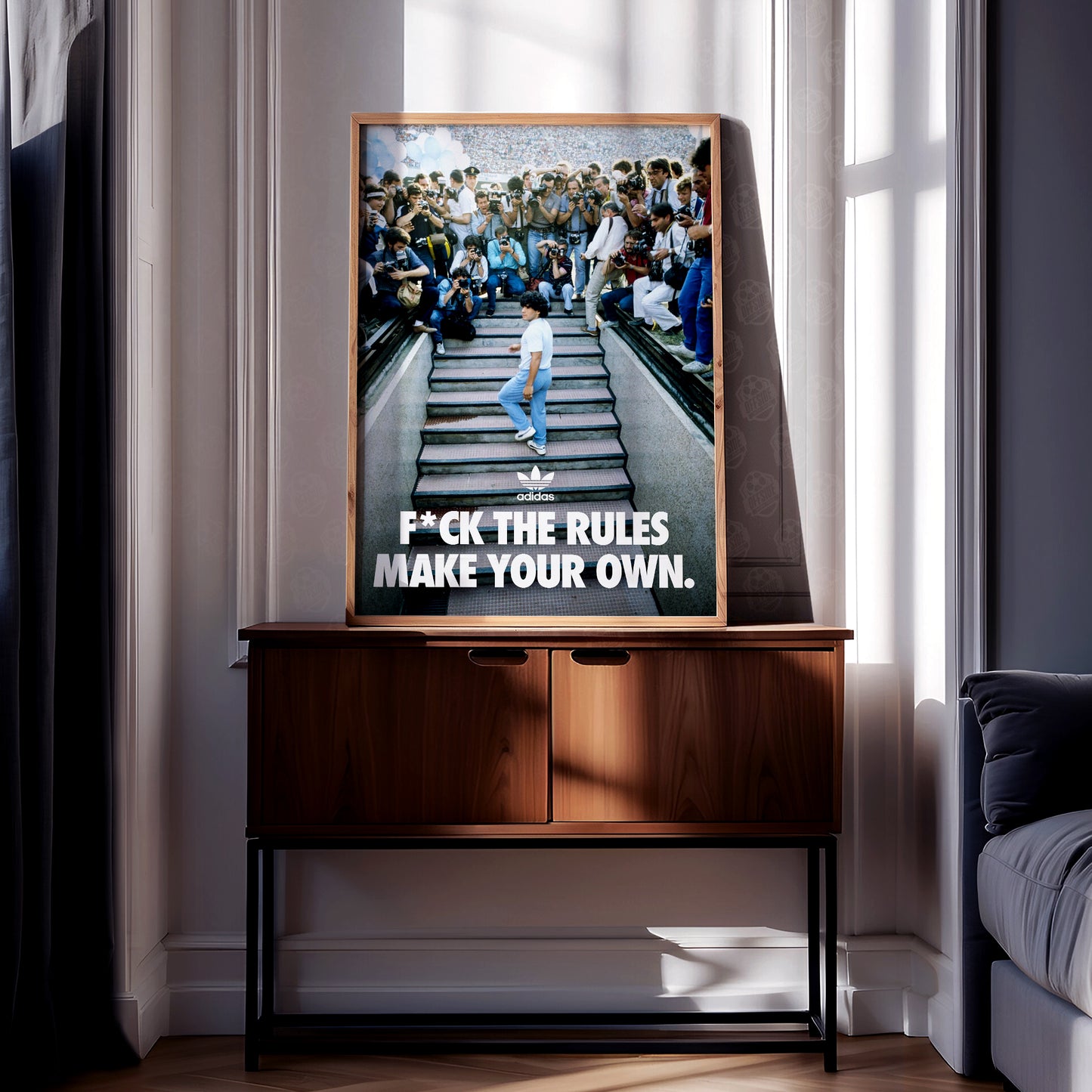 Diego Maradona 'F The Rules' Poster