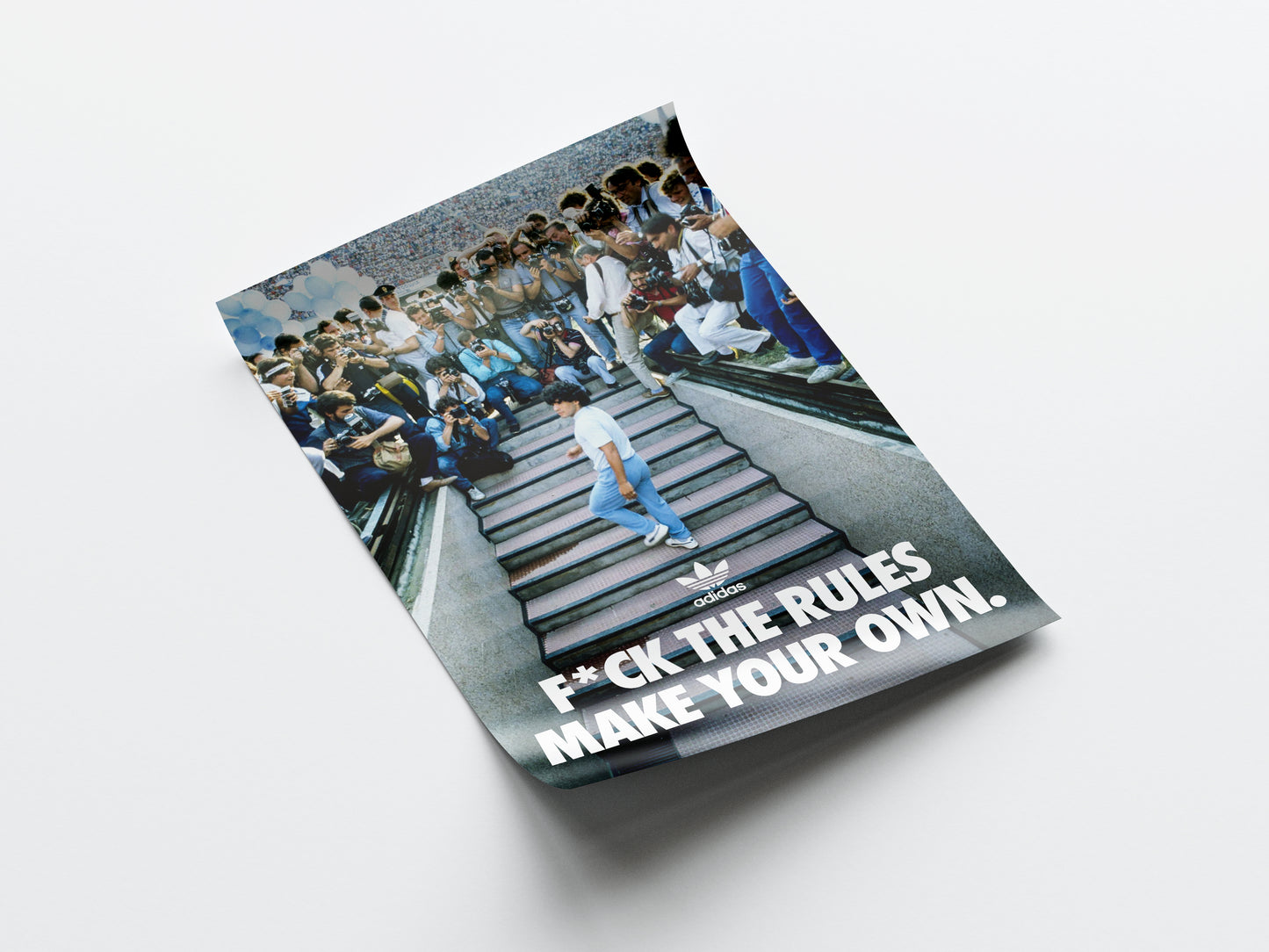 Diego Maradona 'F The Rules' Poster
