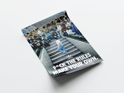 Diego Maradona 'F The Rules' Poster