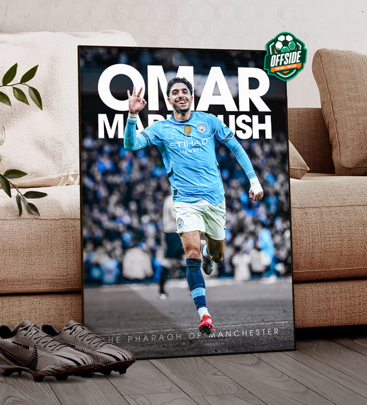 Omar Marmoush 'Pharaoh Of Manchester' Poster