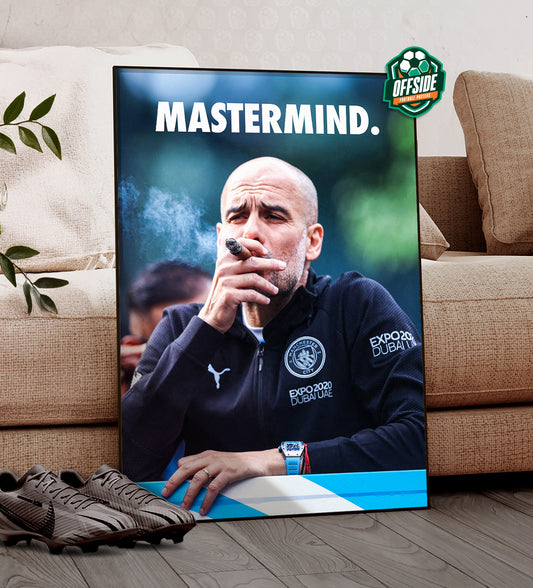 Pep Guardiola 'Mastermind' Poster