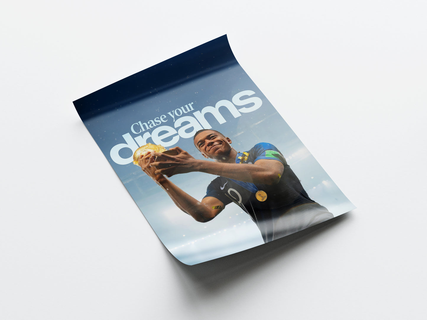 Kylian Mbappe 'Chase Your Dreams' Poster