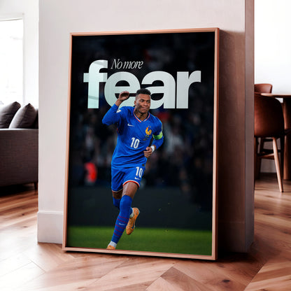 Kylian Mbappe 'No More Fear' Poster