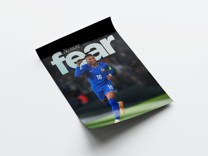 Kylian Mbappe 'No More Fear' Poster