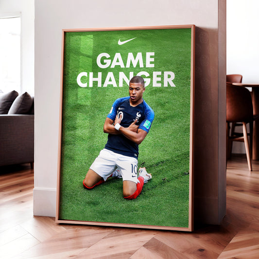 Kylian Mbappe 'Game Changer' Poster