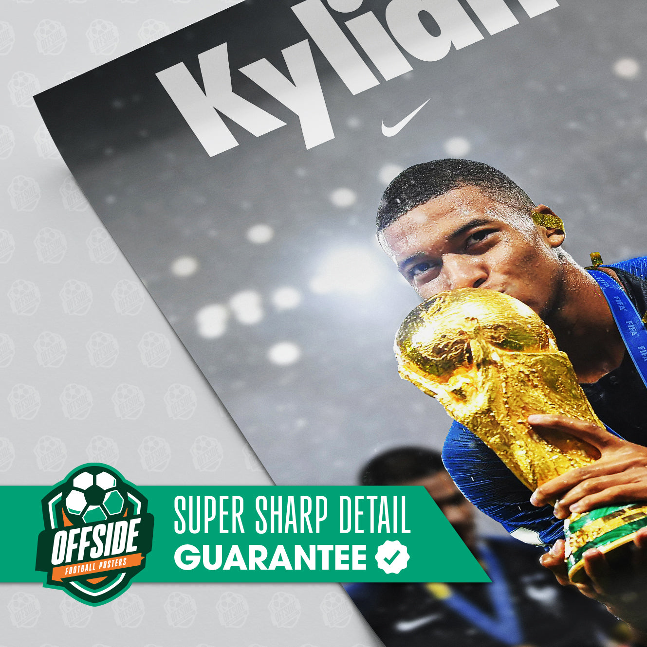 Kylian Mbappe 'World Cup' Poster