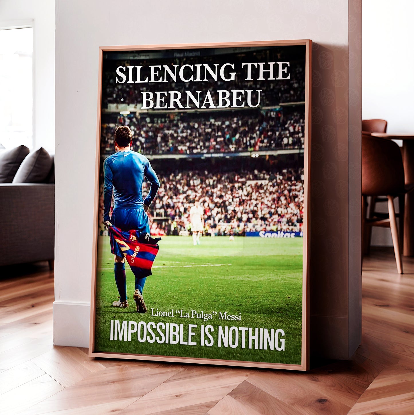 Lionel Messi 'Silencing The Bernabeu' Poster
