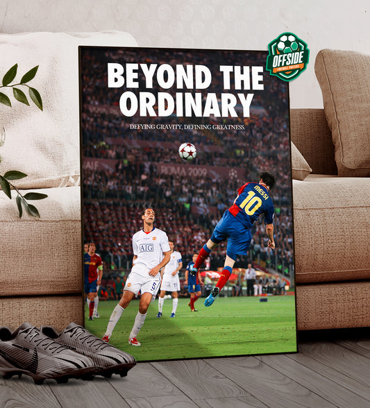Lionel Messi 'Beyond The Ordinary' Poster