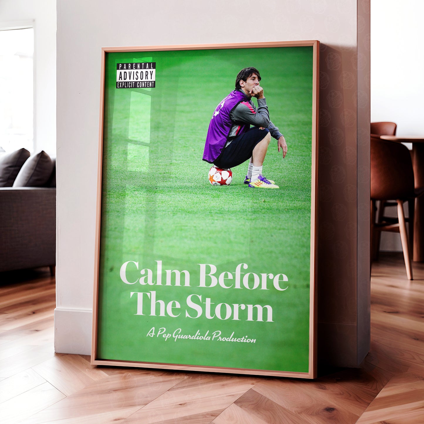 Lionel Messi 'Calm Before The Storm' Poster