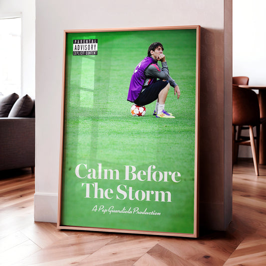 Lionel Messi 'Calm Before The Storm' Poster