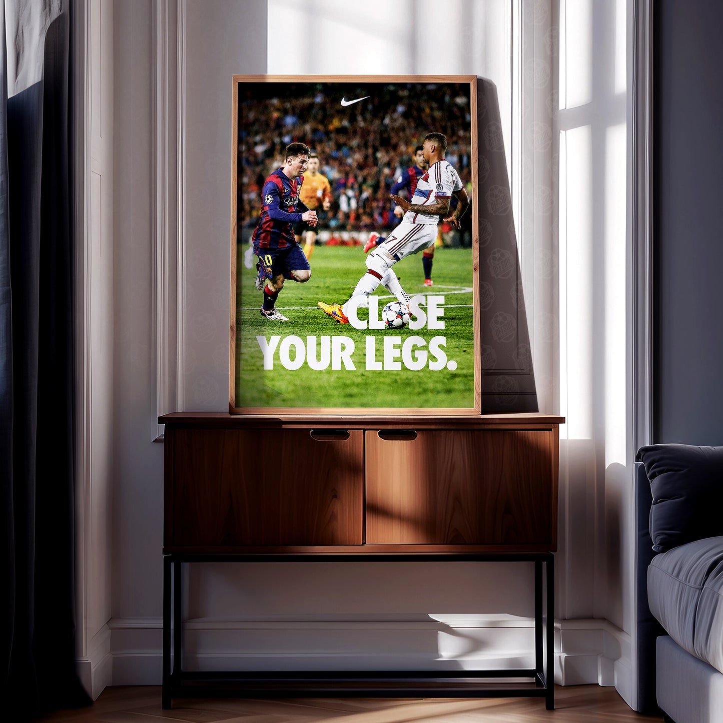 Lionel Messi 'Close Your Legs' Poster