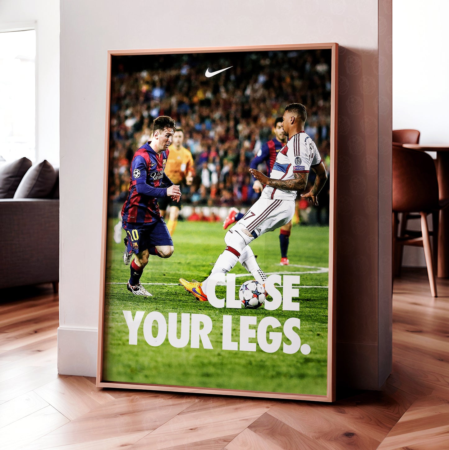 Lionel Messi 'Close Your Legs' Poster