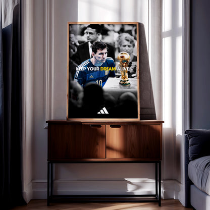 Lionel Messi 'Keep Your Dream Alive' Poster