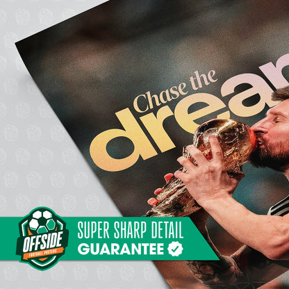 Lionel Messi 'Chase The Dream' Poster