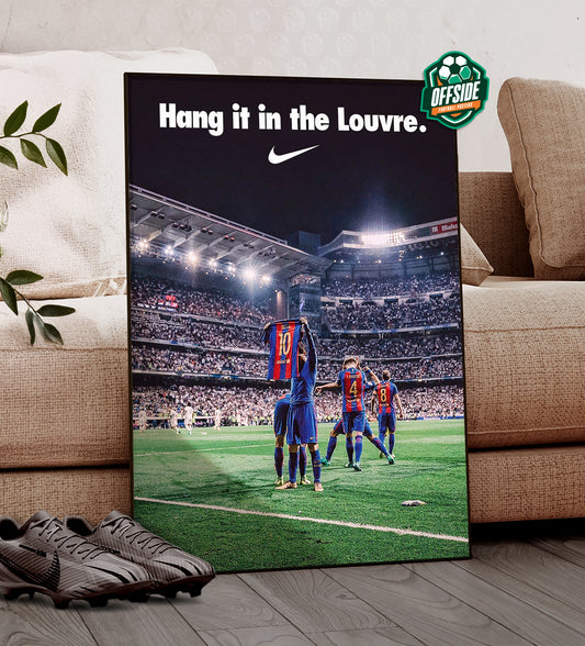 Lionel Messi 'Hang It In The Louvre' Poster