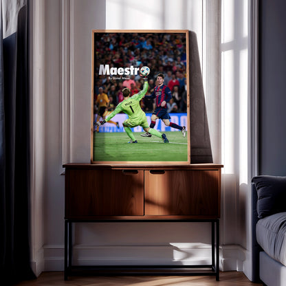 Lionel Messi 'Maestro' Poster