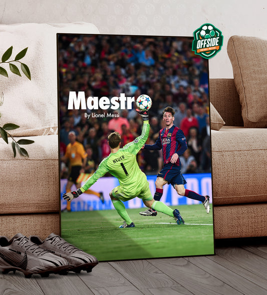 Lionel Messi 'Maestro' Poster