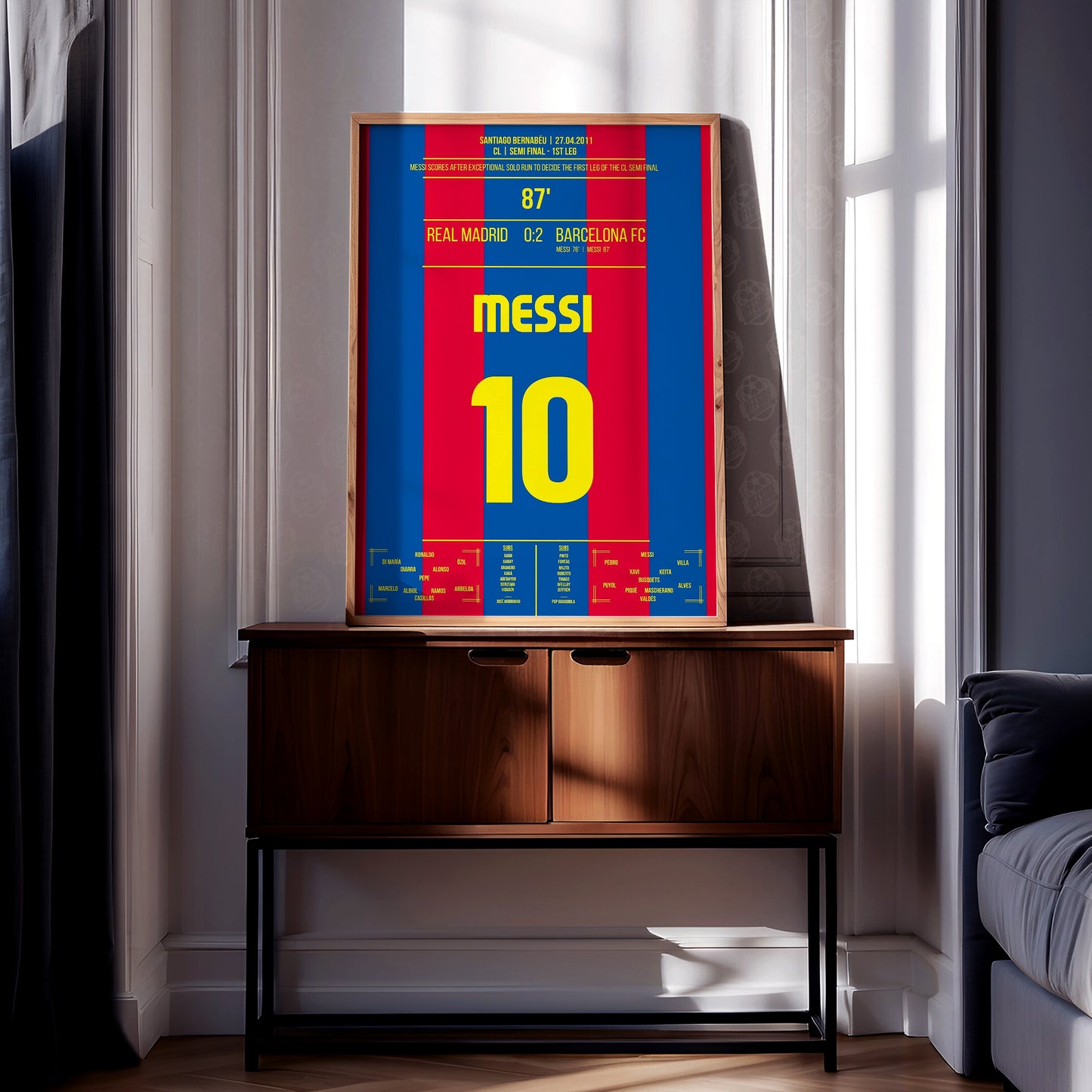Lionel Messi 'UCL Semi Final Jersey' Poster