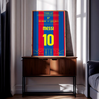 Lionel Messi 'UCL Semi Final Jersey' Poster