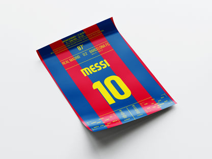 Lionel Messi 'UCL Semi Final Jersey' Poster