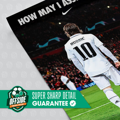 Luka Modric 'How May I Assist You?' Poster
