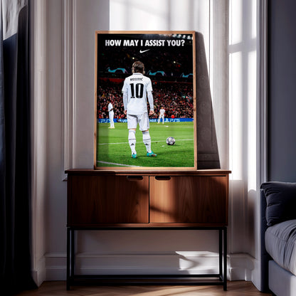 Luka Modric 'How May I Assist You?' Poster