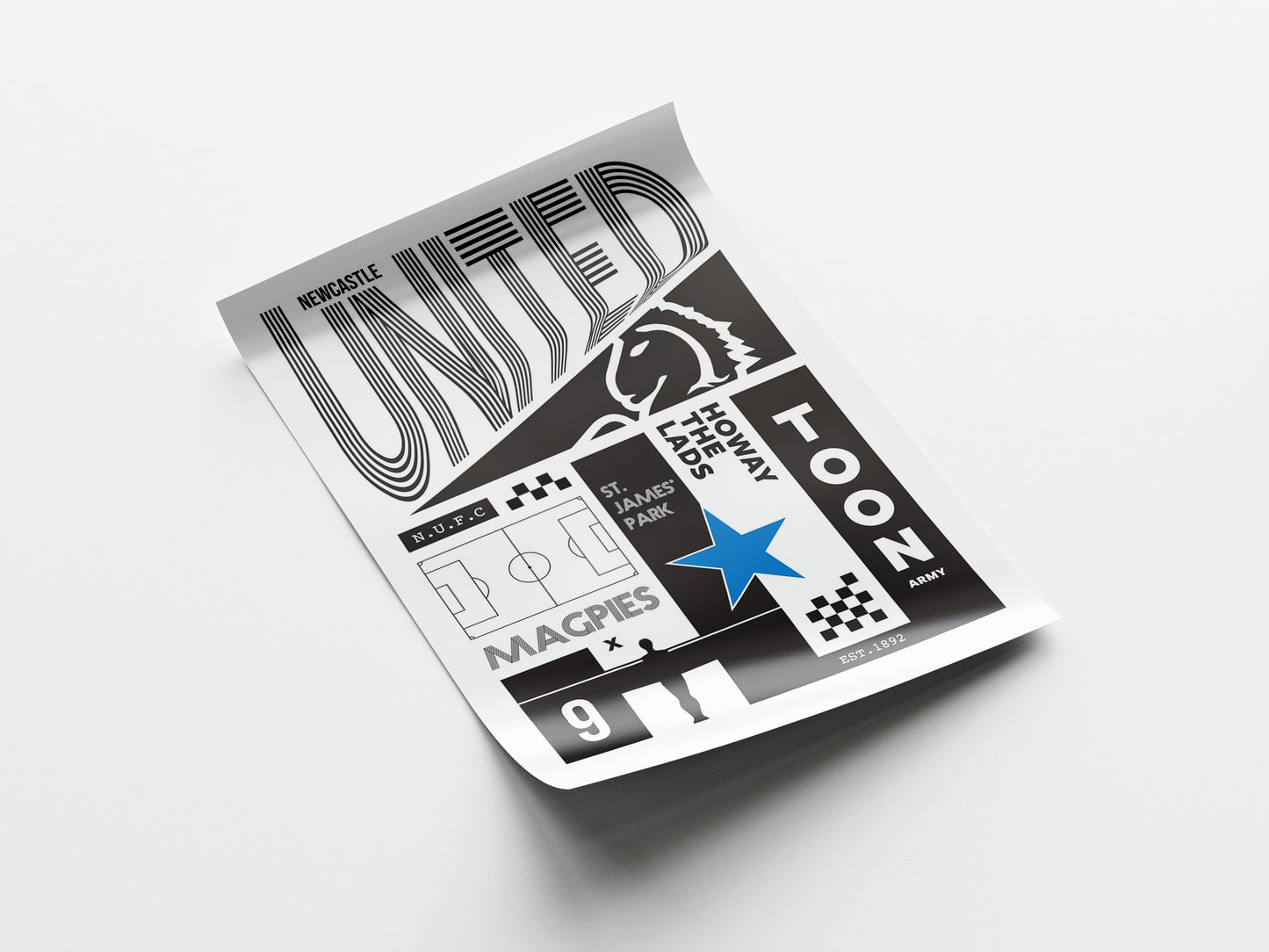 Newcastle United 'Toon Army' Poster