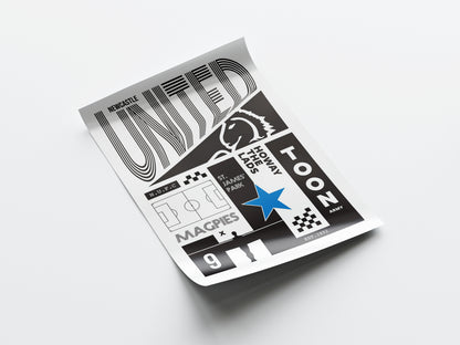 Newcastle United 'Toon Army' Poster